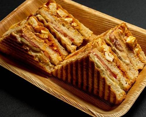 Order Paneer Masala Sandwich food online from Eggmania store, Schaumburg on bringmethat.com