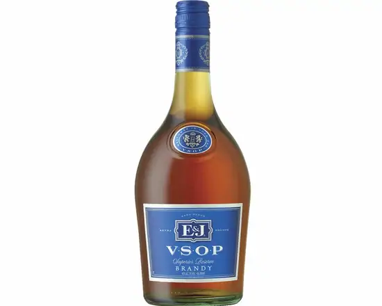 Order E & J  Brandy VSOP 80 Proof 750ml food online from Sousa Wines & Liquors store, Mountain View on bringmethat.com