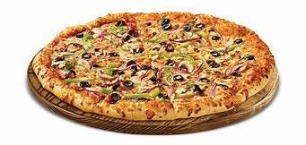 Order Vegetarian Pizza - Medium 12" food online from Queen Pizza & Krispy Krunchy Chicken store, Bakersfield on bringmethat.com
