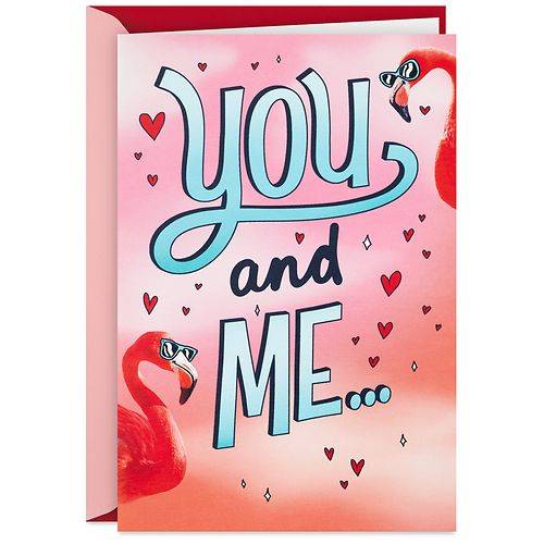 Order Hallmark Funny Pop Up Valentine's Day Card for Significant Other (Flamingos) S15 - 1.0 ea food online from Walgreens store, Raleigh on bringmethat.com