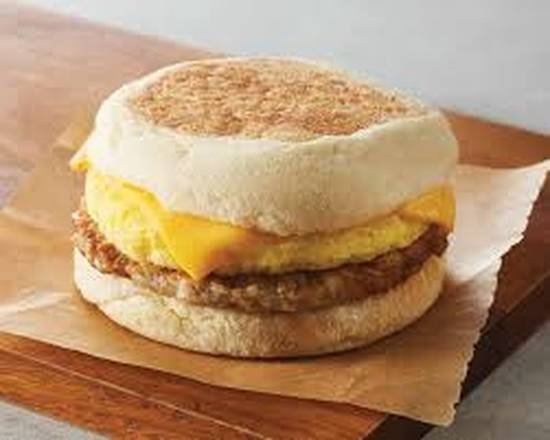 Order Sausage, Egg & Cheese Sandwich food online from The Human Bean store, Coeur d' Alene on bringmethat.com