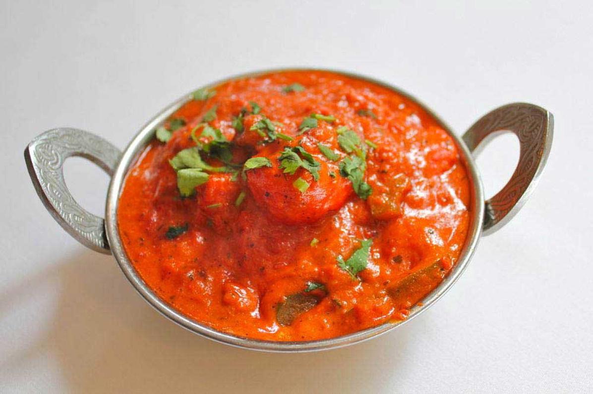 Order Butter chicken + SAMOSA food online from India Quality Restaurant store, Boston on bringmethat.com