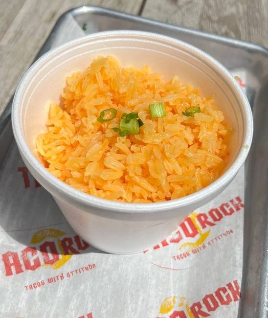 Order Mexican Yellow Rice food online from Taco Rock store, Falls Church on bringmethat.com