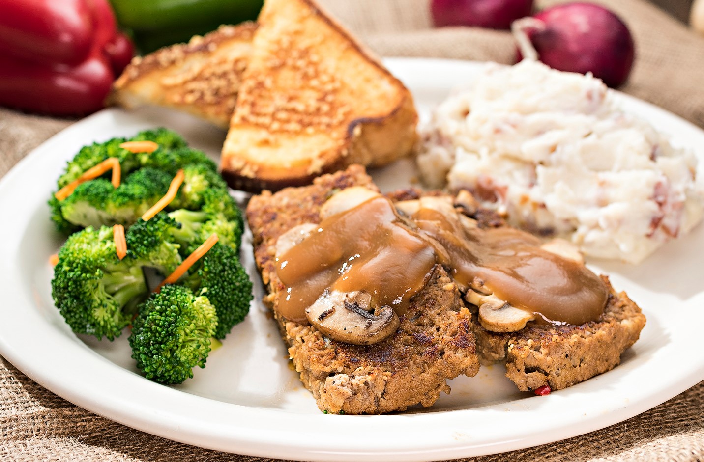 Order Home-Style Meatloaf food online from Perko Cafe & Grill #102 store, Tracy on bringmethat.com