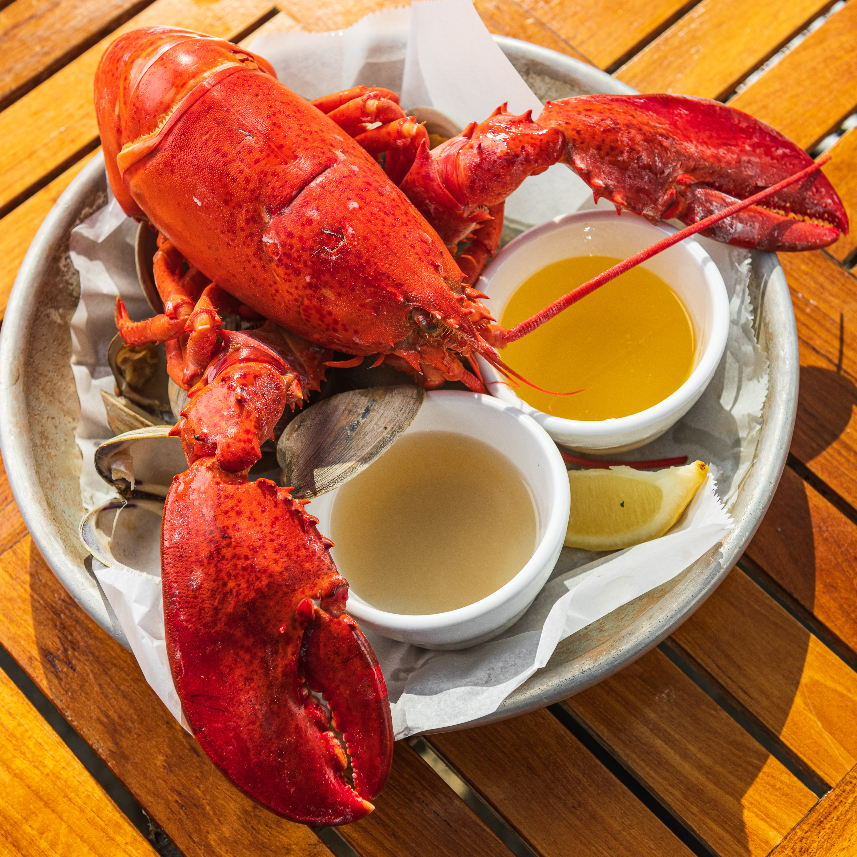 Order Lobster and Steamer Combo food online from Iggy Boardwalk Lobster & Clam Bar store, Warwick on bringmethat.com