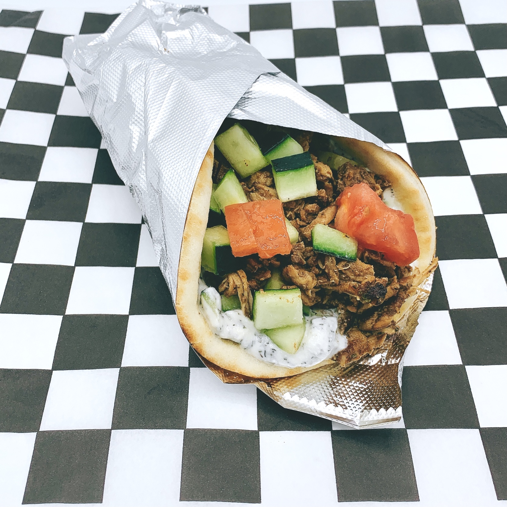 Order Chicken Gyro Wrap food online from Heroes Meal store, Midland on bringmethat.com