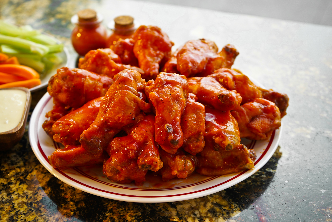 Order Buffalo Wings 10 Pieces food online from Madison's Pizza store, Albany on bringmethat.com