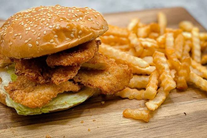 Order *Fried Fish Burger food online from Aloha Plates store, Seattle on bringmethat.com