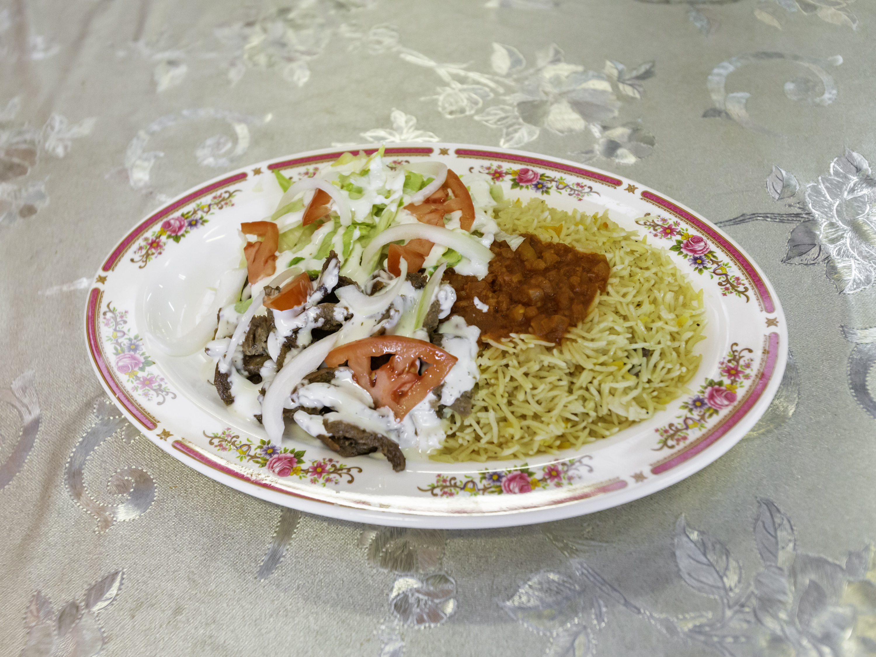 Order Gyro Plate food online from International Cafe store, Omaha on bringmethat.com