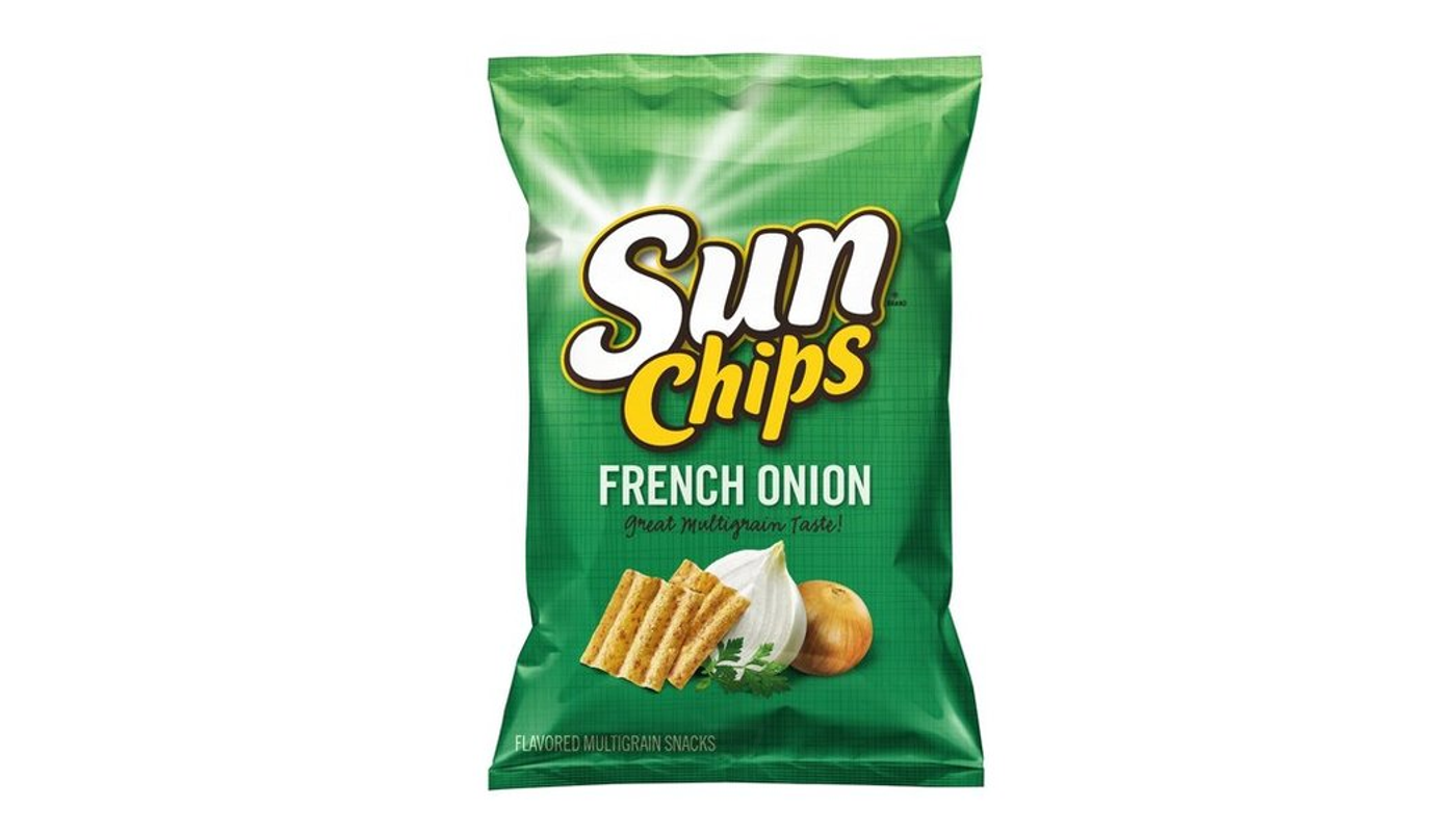 Order Sun Chips Flavored Whole Grain Snacks French Onion 7 oz Bag food online from Robert Market store, Los Angeles on bringmethat.com