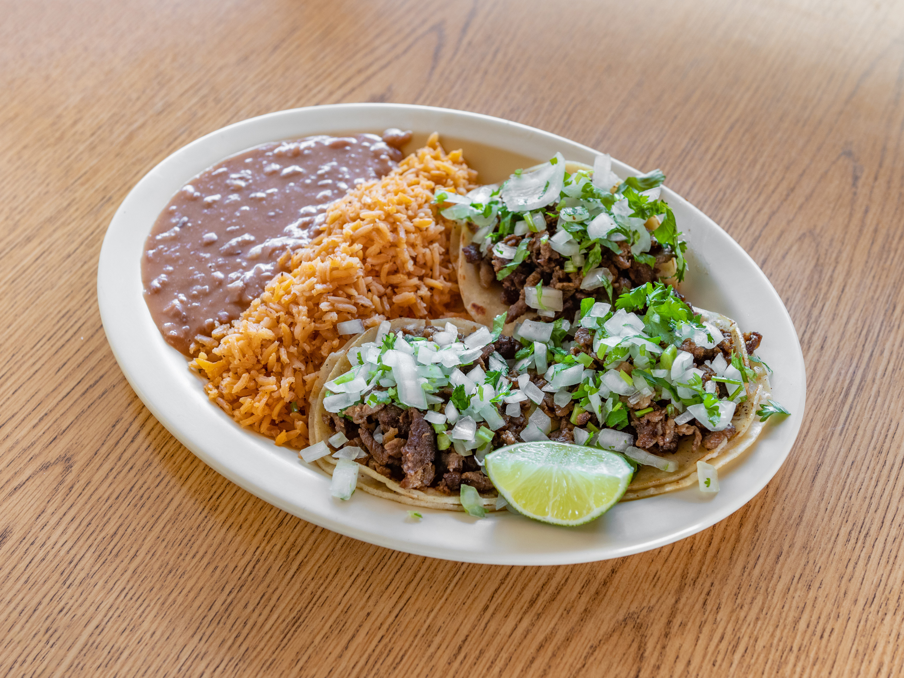 Order Taco Dinner food online from Taqueria Los Compadres store, Omaha on bringmethat.com