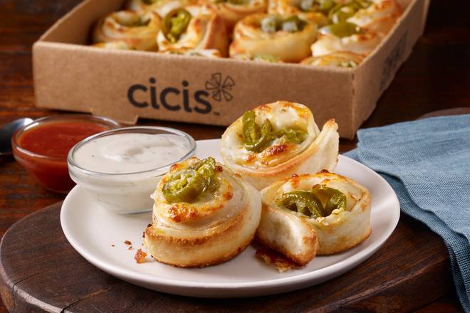 Order Jalapeño Poppers food online from Cicis store, Oklahoma City on bringmethat.com
