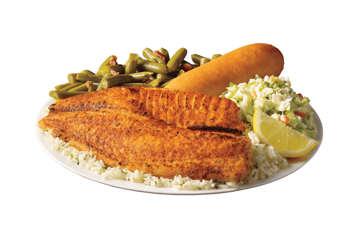 Order Grilled Tilapia Meal food online from Captain Ds Seafood Restaurants store, Trussville on bringmethat.com