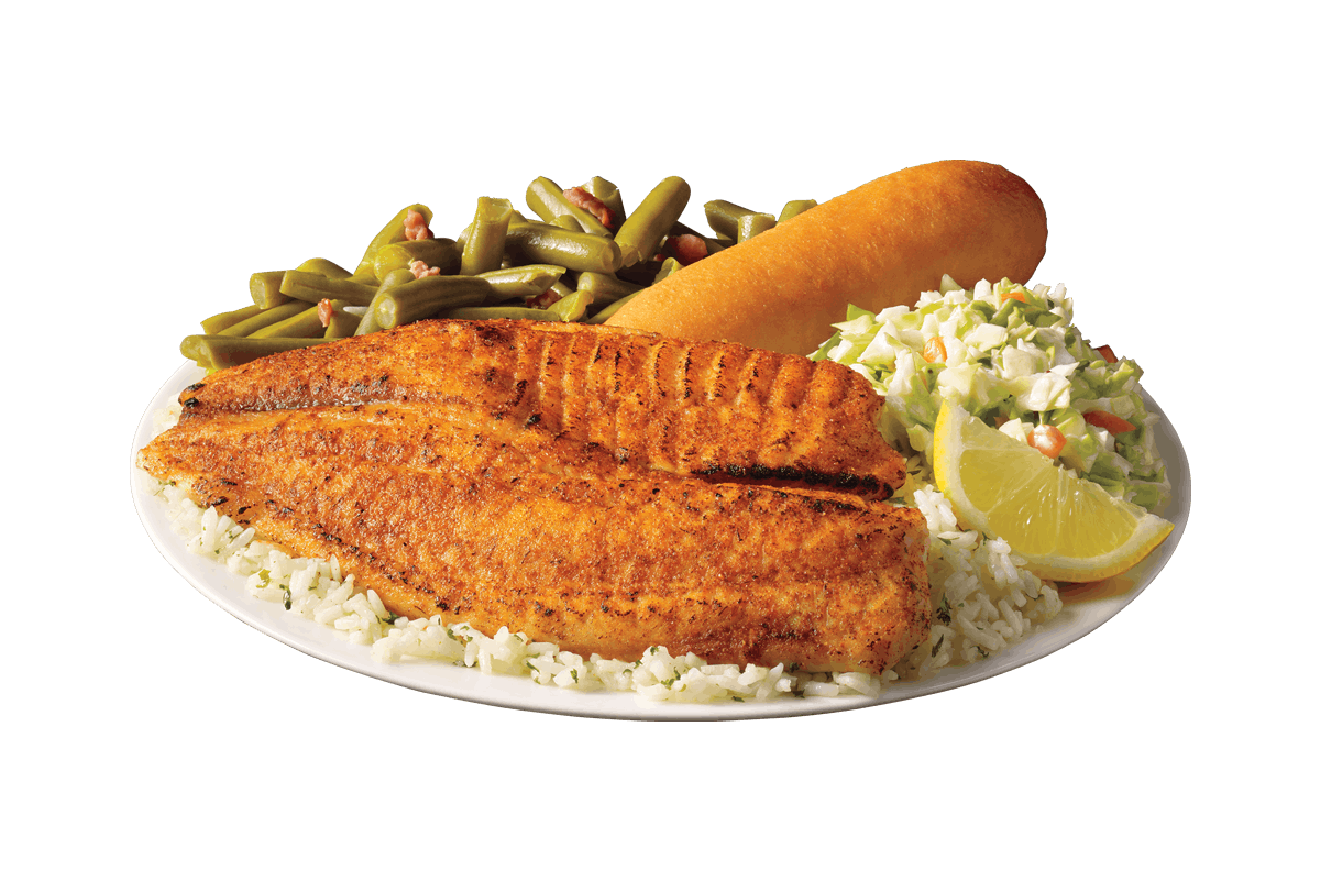 Order Grilled Tilapia Meal food online from Captain D's Seafood store, Thomasville on bringmethat.com