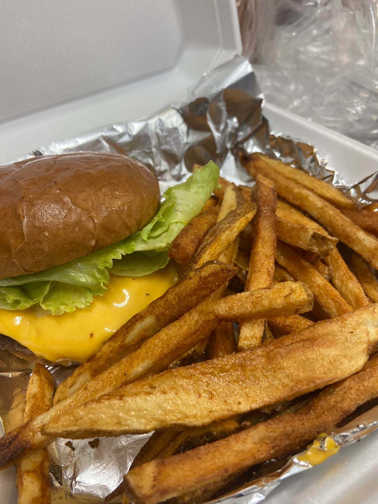 Order Cheeseburger food online from M And S Drive Thru store, Mansfield on bringmethat.com