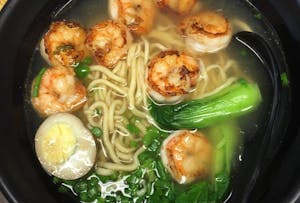 Order Shrimp Ramen Soup food online from Twisted Cafe store, Virginia Beach on bringmethat.com