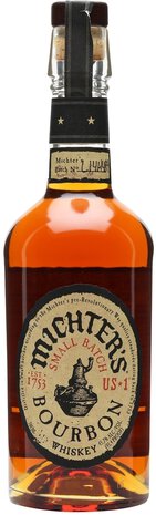 Order Michters Small Batch Bourbon 750ml food online from Bws Beverage 2 store, Chicago on bringmethat.com