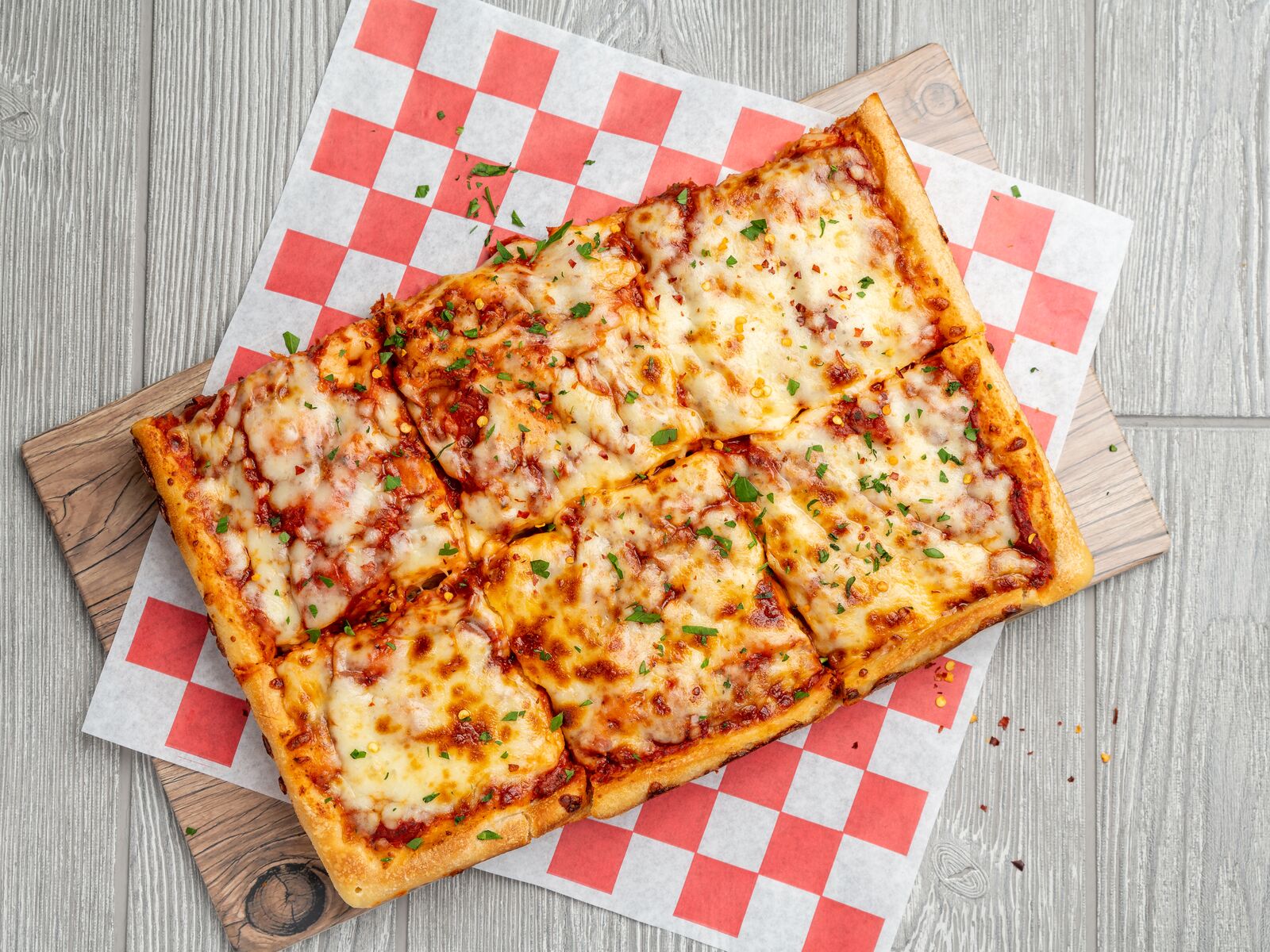 Order Pan Cheese Pizza food online from Rocky Rococo store, Madison on bringmethat.com