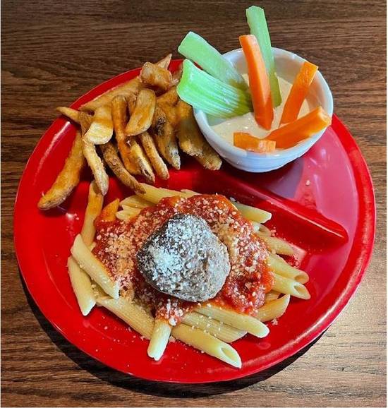 Order Kid's Penne & Meatballs food online from Carolina Ale House store, Concord Mills on bringmethat.com