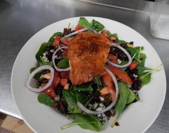 Order Salmon Salad food online from Bench Warmers Sports Grill store, Stockbridge on bringmethat.com