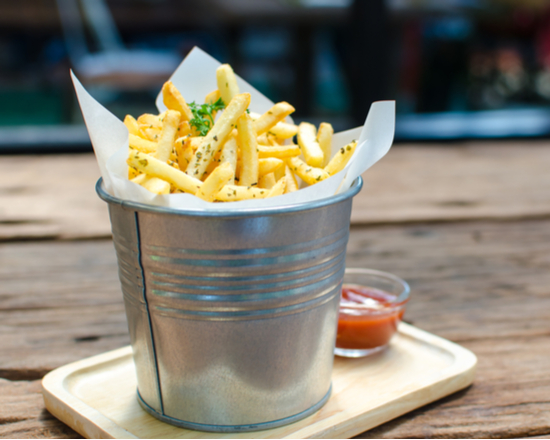 Order Bucket of French Fries food online from Insomnia Buffalo Wings store, Las Vegas on bringmethat.com