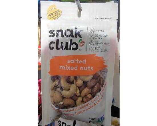 Order Snackclub salted mixed nuts food online from Hub Market & Deli store, San Diego on bringmethat.com