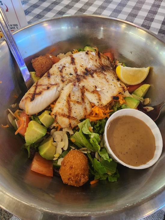 Order Grilled Tilapia Salad food online from Flying Fish - Arlington store, Arlington on bringmethat.com