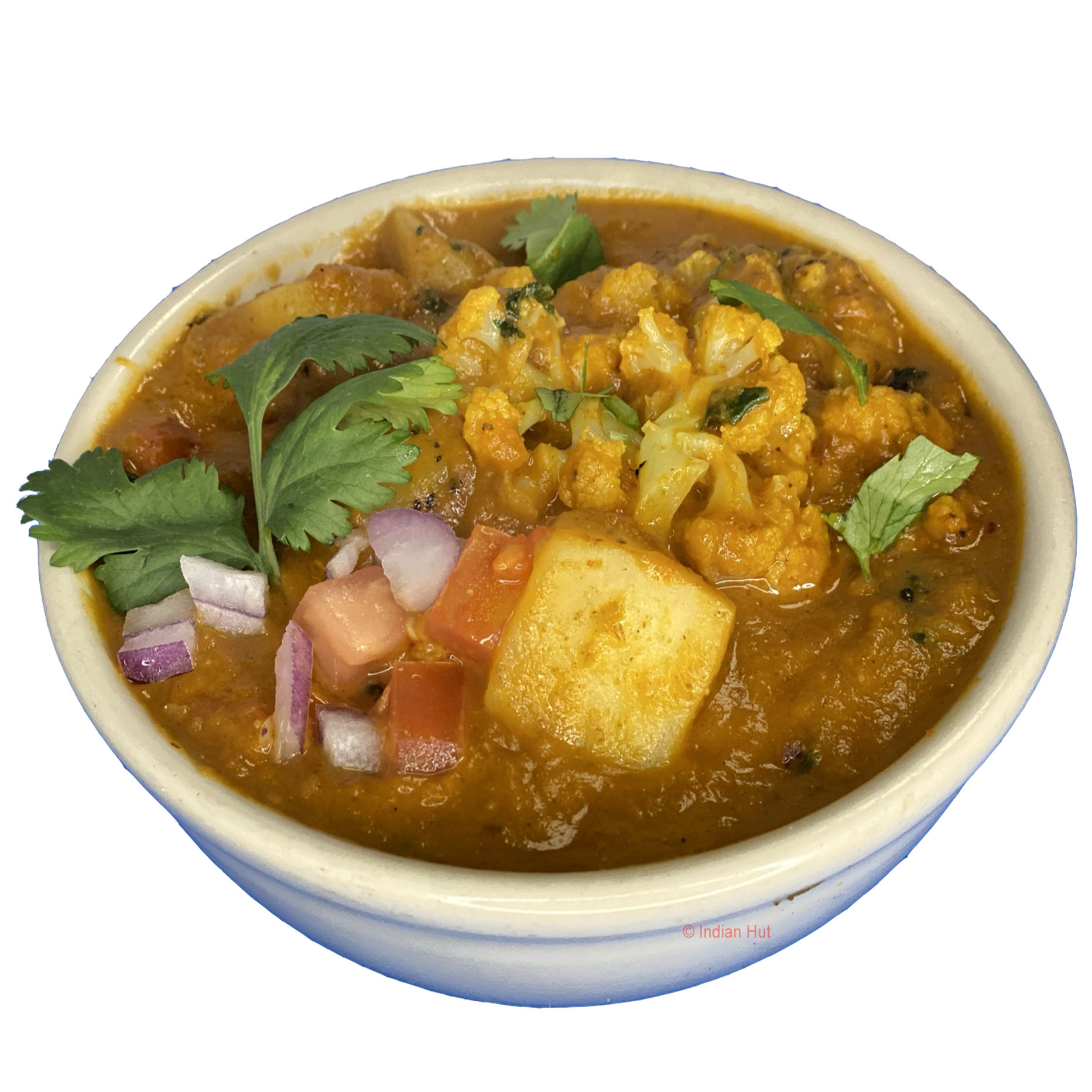 Order M3 Aloo Gobhi Masala (Dry) food online from Indian Hut store, Bensalem on bringmethat.com