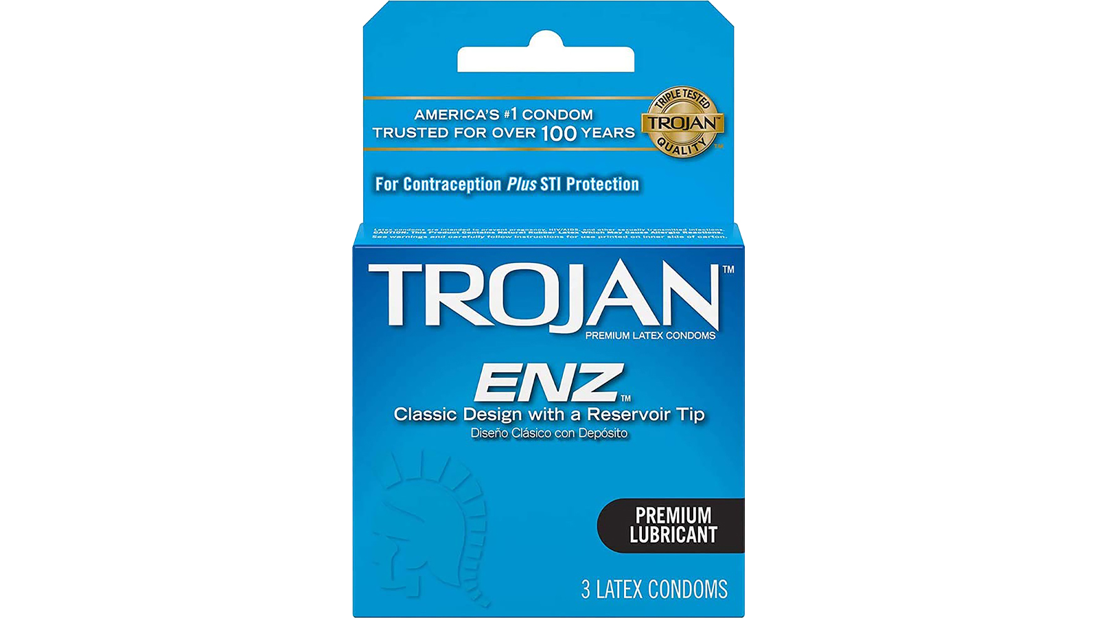 Order Condoms, Trojan ENZ 3 Pack food online from Extra Mile 3022 store, Lincoln on bringmethat.com