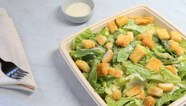 Order Side Ceasar Salad food online from Thick N' Tasty Pizza store, San Francisco on bringmethat.com