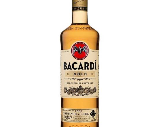 Order Bacardi Gold, 750mL rum (40.0% ABV) food online from Babaro Liquor Store store, Peabody on bringmethat.com