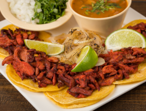 Order Tacos de Trompo food online from Tostada Regia store, Houston on bringmethat.com