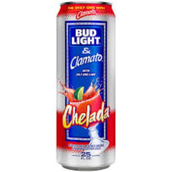Order Bud Light Chelada 25 oz Can food online from Fast Stop Market & Liquor store, Victorville on bringmethat.com