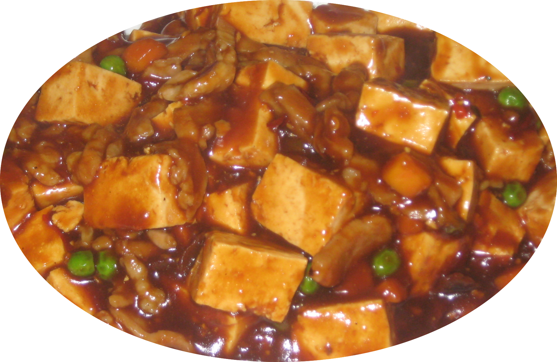 Order 13. Pork and Tofu in Hot Bean Sauce food online from Lucky Kitchen store, Ann Arbor on bringmethat.com