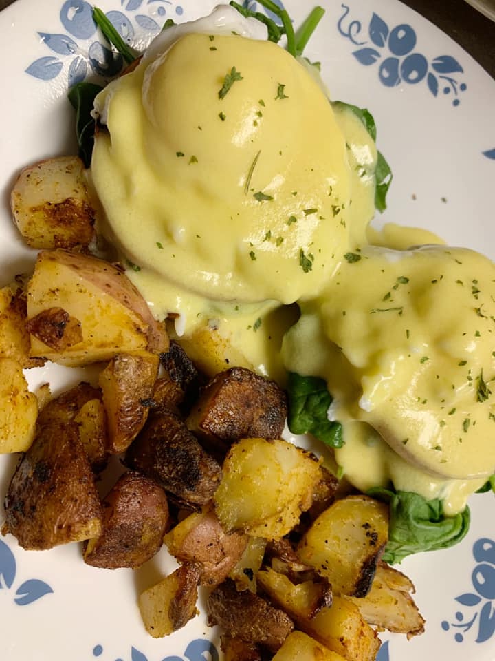 Order Eggs Benedict food online from Pat Colonial Kitchen store, Newtown on bringmethat.com