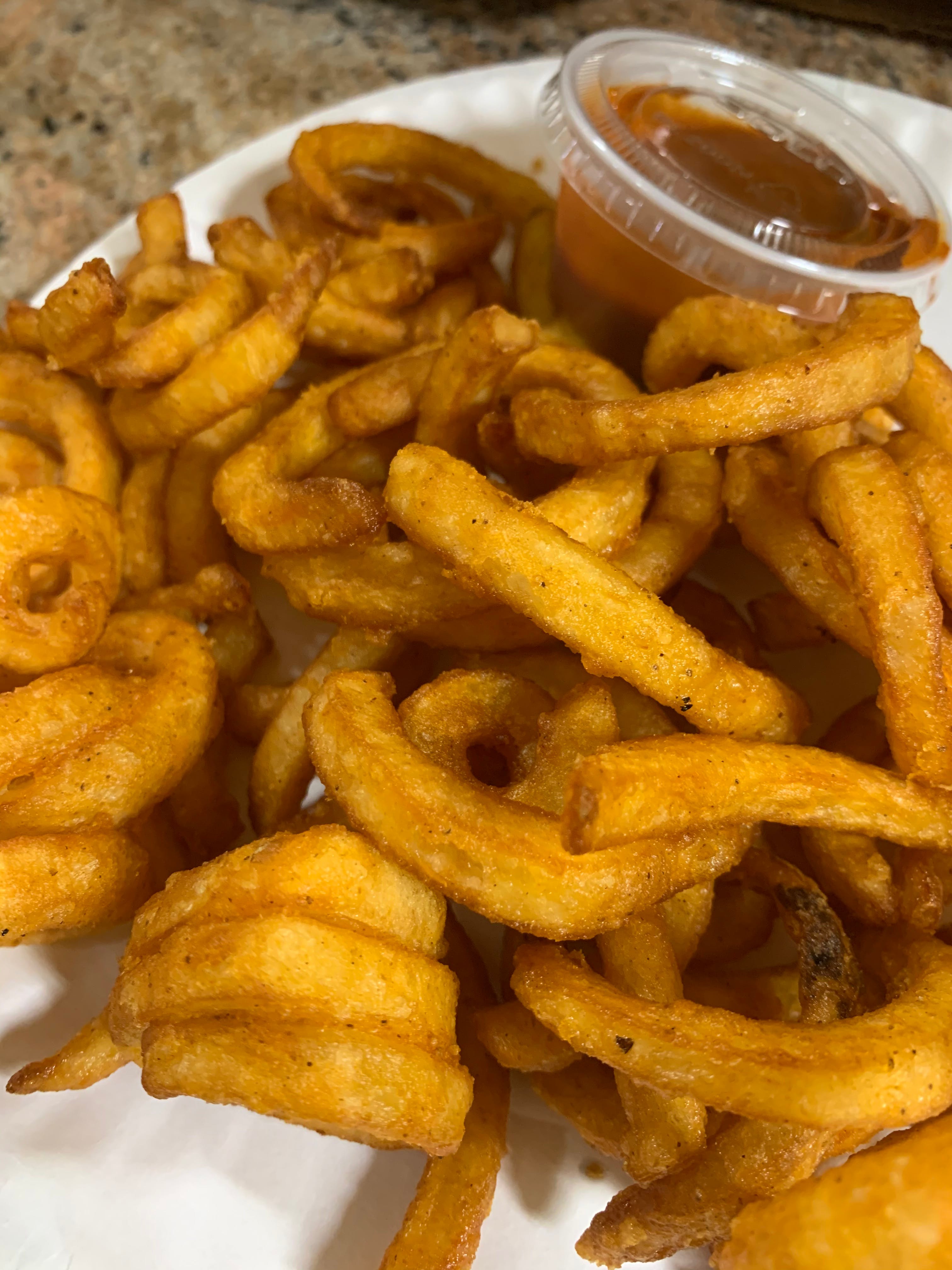 Order Curly Fries - Side food online from Giovannelie Restaurant store, New Brunswick on bringmethat.com