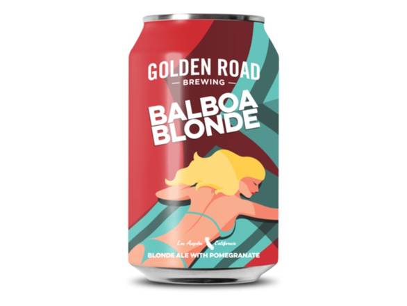 Order Golden Road Brewing Balboa Blonde Ale - 6x 12oz Cans food online from Wine Expo store, Santa Monica on bringmethat.com