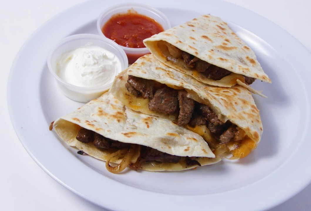Order Steak Quesadilla food online from Out of the Park Burgers store, Central Islip on bringmethat.com