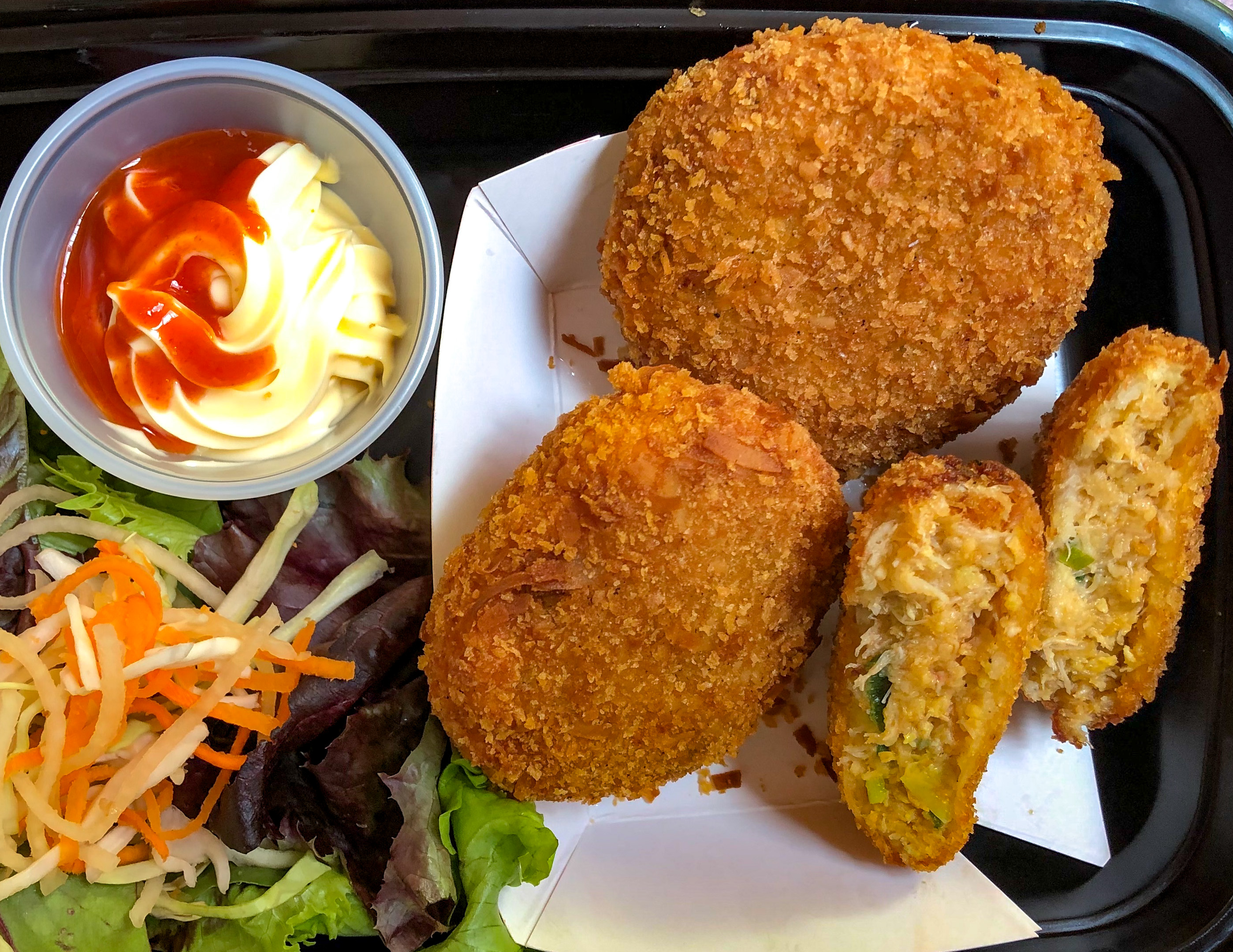 Order CRAB CAKES food online from World Of Noodle store, San Francisco on bringmethat.com
