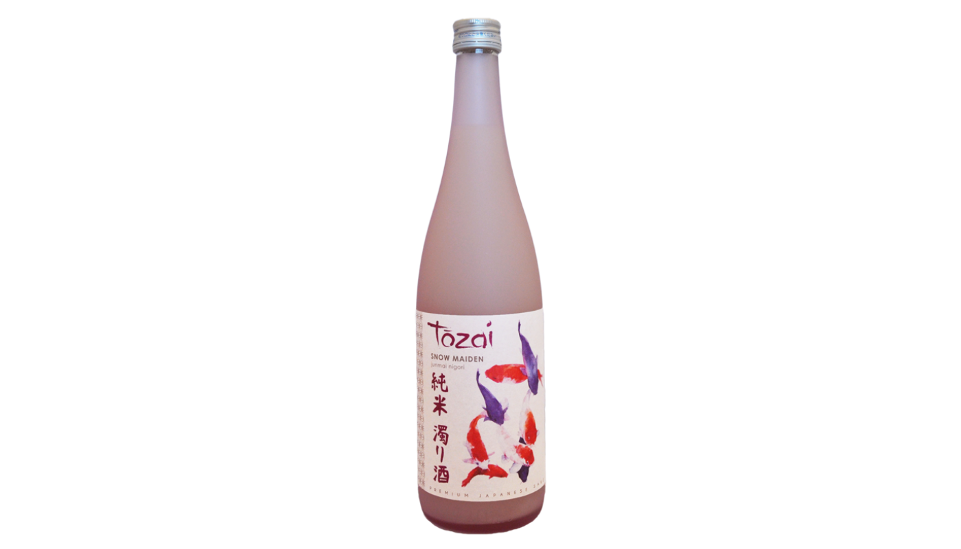 Order Tozai Snow Maiden Nigori Junmai Sake Rice Wine 720mL food online from Dimension Liquor store, Lake Forest on bringmethat.com