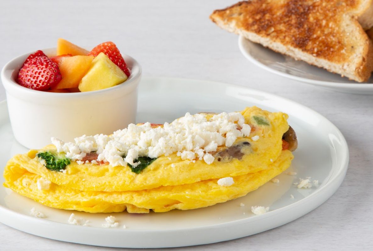 Order Veggie Omelette* food online from Bakers Square store, Palatine on bringmethat.com