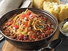 Order Callenders Famous Chili & Cornbread-Bowl food online from Marie Callender Restaurant & Bakery store, Bakersfield on bringmethat.com