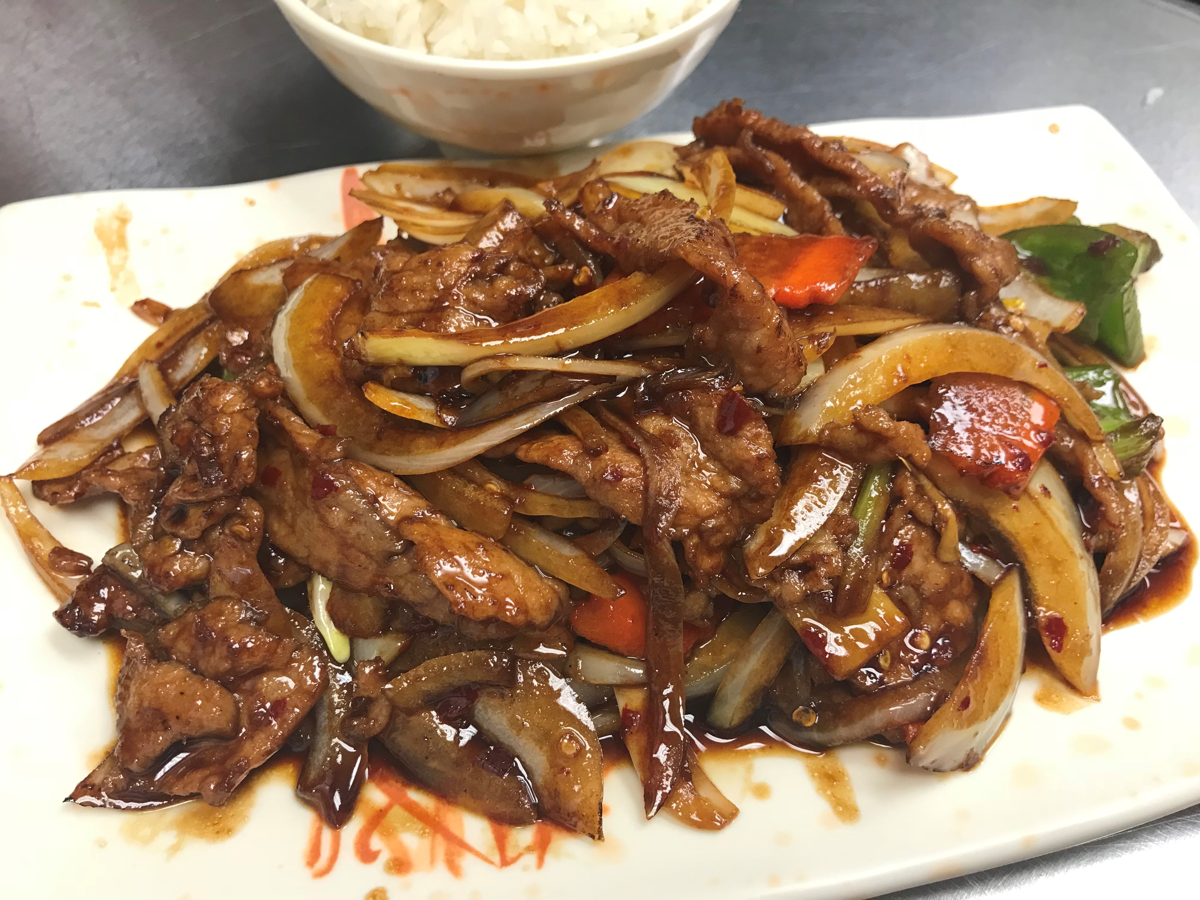 Order 76.  Mongolian Beef  food online from East China store, Waterloo on bringmethat.com