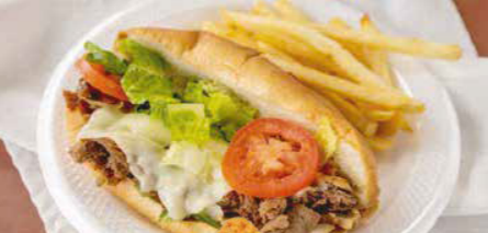 Order Philly Cheesesteak Sandwich food online from Moraine Fish & Chicken store, Moraine on bringmethat.com