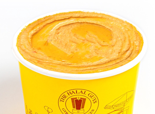 Order Roasted Red Pepper Hummus food online from The Halal Guys store, Washington on bringmethat.com