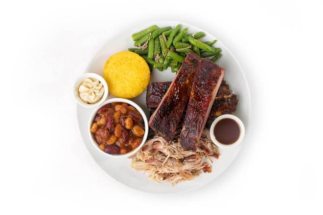 Order The Carolina Platter food online from Old Carolina Barbecue Company store, Rocky River on bringmethat.com