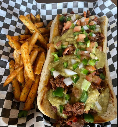 Order Philly Cheese Steak Sandwich food online from Undisputed Craft House store, El Paso on bringmethat.com