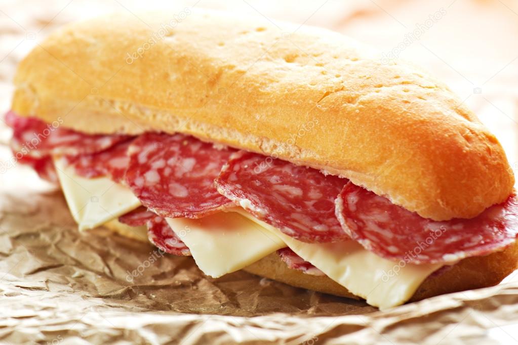 Order Genoa Salami Sandwich food online from Bagels And More store, Bergenfield on bringmethat.com