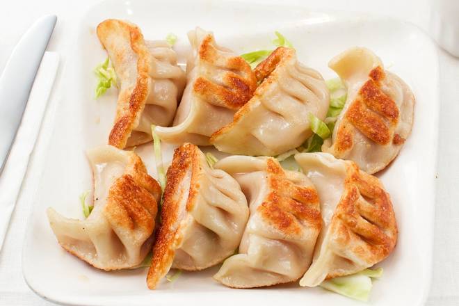Order Pot Stickers food online from Happy Inn Chinese Cuisine store, Rosemont on bringmethat.com