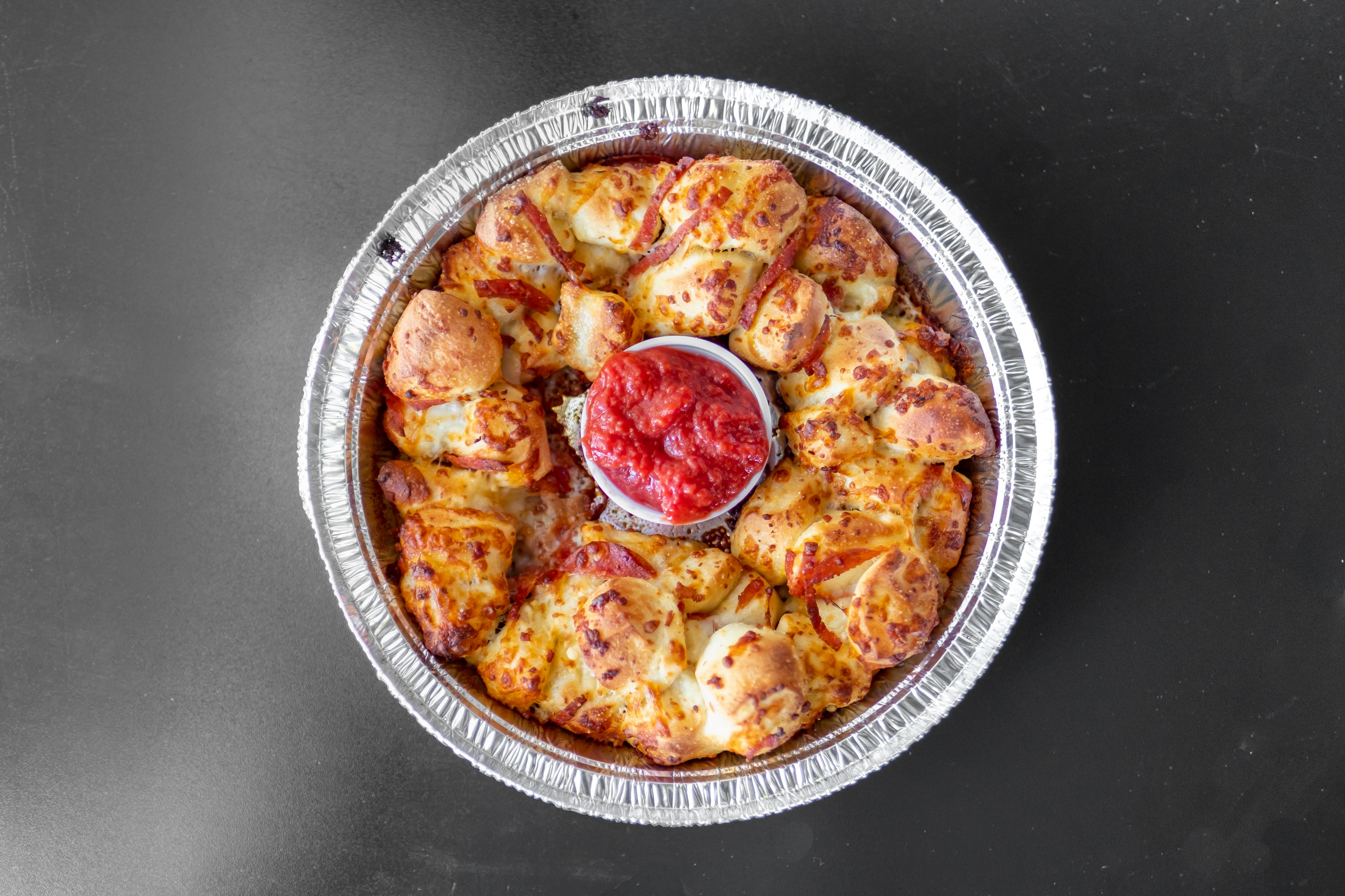 Order Pull Apart Pizza Bread - Appetizer food online from Neighbors Pizza store, Olivehurst on bringmethat.com